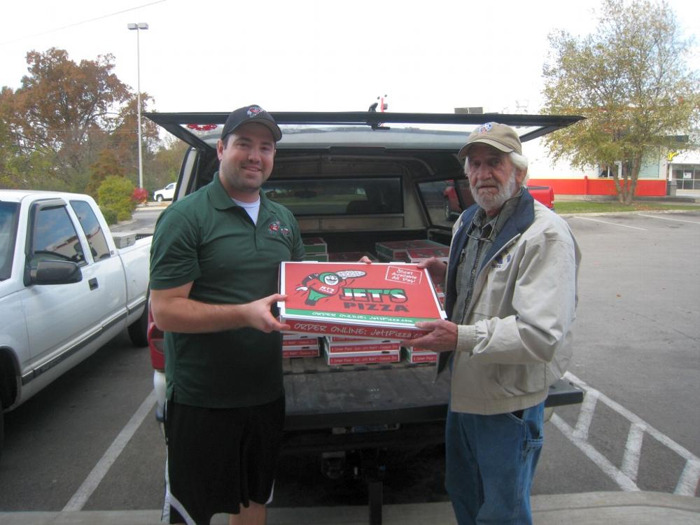 Jet's manager Joe Winborn and Elk Jimmy Rodgers