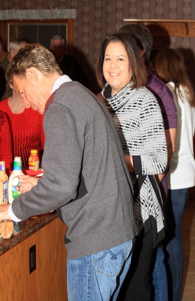 VALENTINE’S DAY DINNER 2016 IN LINE AT THE SALAD BAR