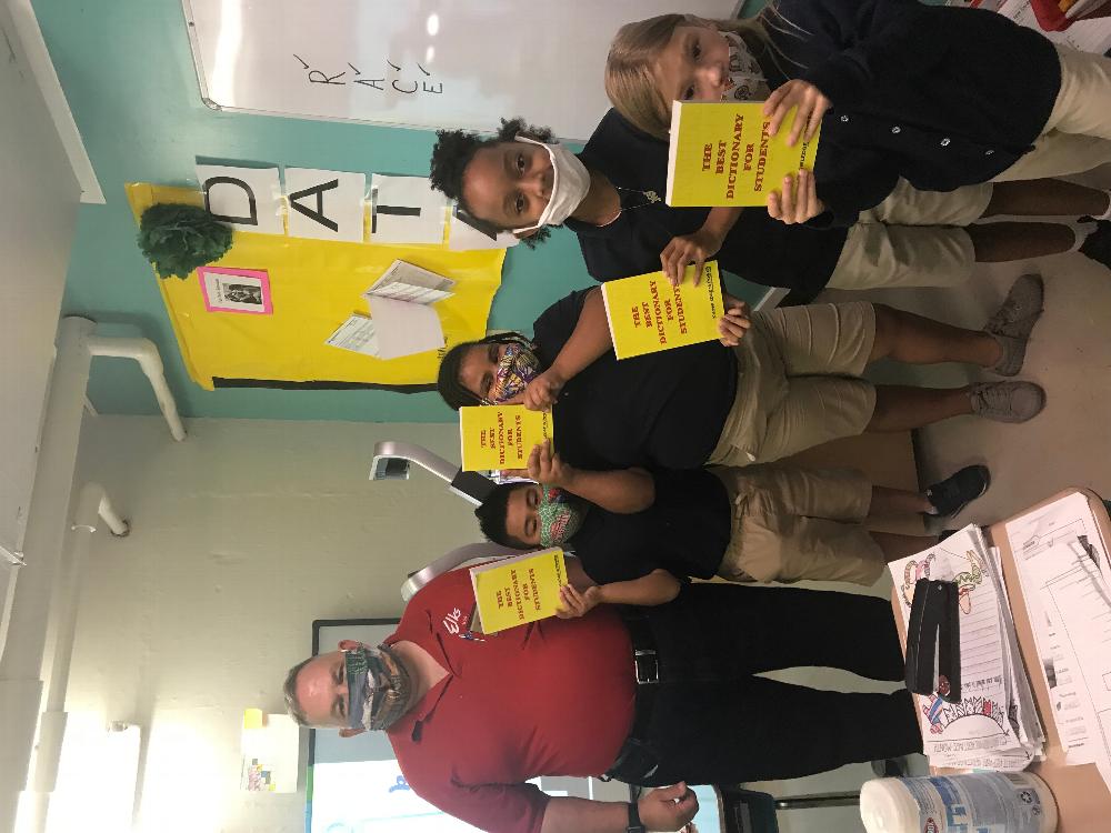 Thanks so much, Mr. Malloy and Elks Lodge #58 for the gifting of the dictionaries. The students needed them and the third graders are having so much fun learning new words. We are finishing up our Thank You letters and will send them soon. Many blessings to you all.
Sanjii Johnigan 
Dayton Smart Elementary School 