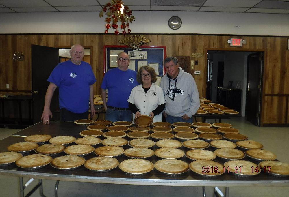 2018 Pie sales