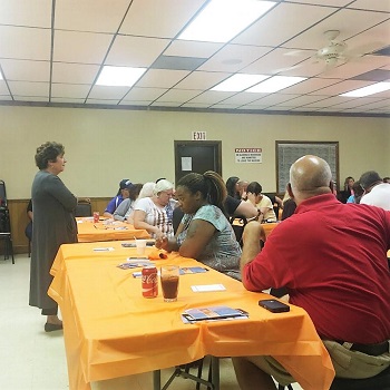 Dianne Shaffer, First Assistant DA, spoke at "The Presence and Consequences of Drugs in Lawrence County"