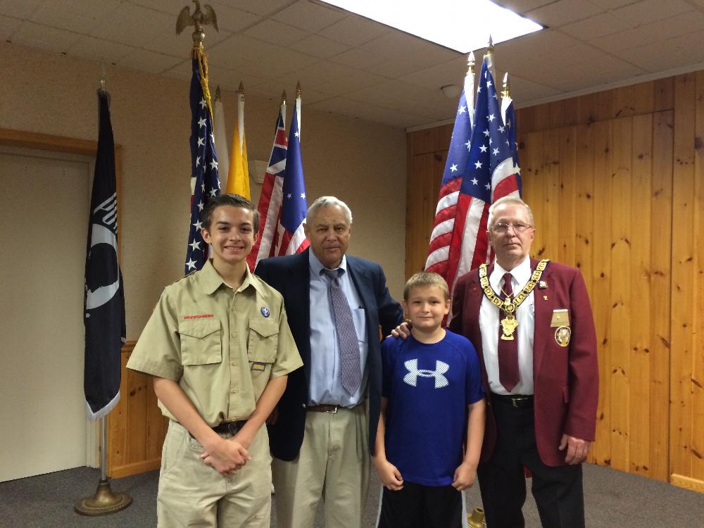 Flag Day assist from Scouts