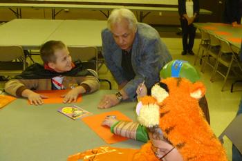 magician Tommy Anderson adding smiles to the day