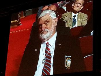 Eric Mulholland, PSP of Bay City Lodge #88 receiving recognition as he retires as Chairman of the Board of Grand Trustees. ...congratulations Ric