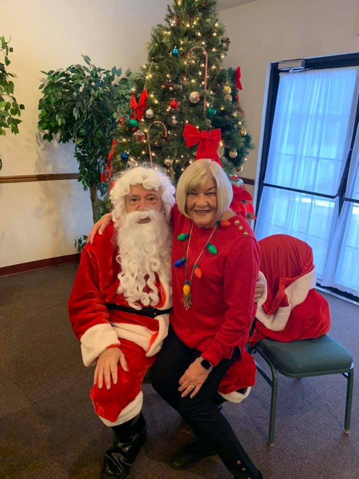 ER Gerry Conboy with Santa