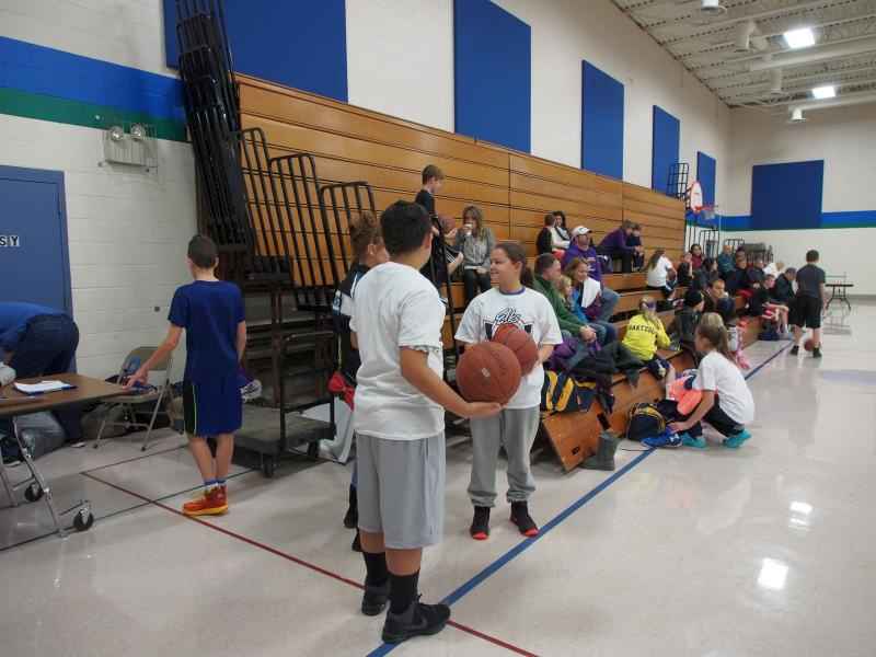 Boys and Girls getting ready to compete at our Annual Stillwater Elks Youth Hoop Shoot Event. 