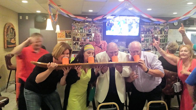 Stillwater Lodge Shotski in action by MN State Elk Delegates attending the 2016 convention. 