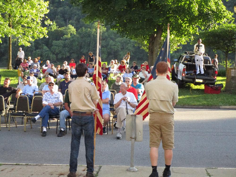 Flag Day Ceremony
Presentation of flags