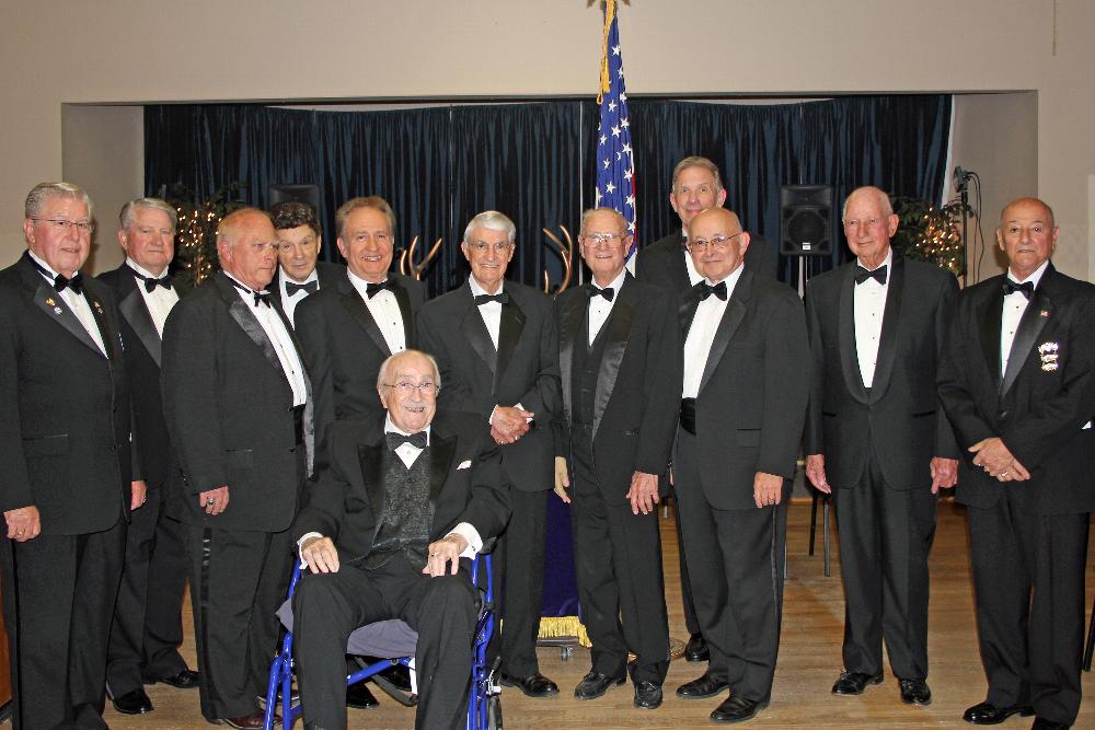 PERs Left to Right, Bob Mullin, Hinton Wells, Tom Rezner, Joe Andrei, John Harris, Remo Silvastrini, Dan Vossman, Bob Amy, Jim Sykes, Don Moccio (Bob Jones seated in front.