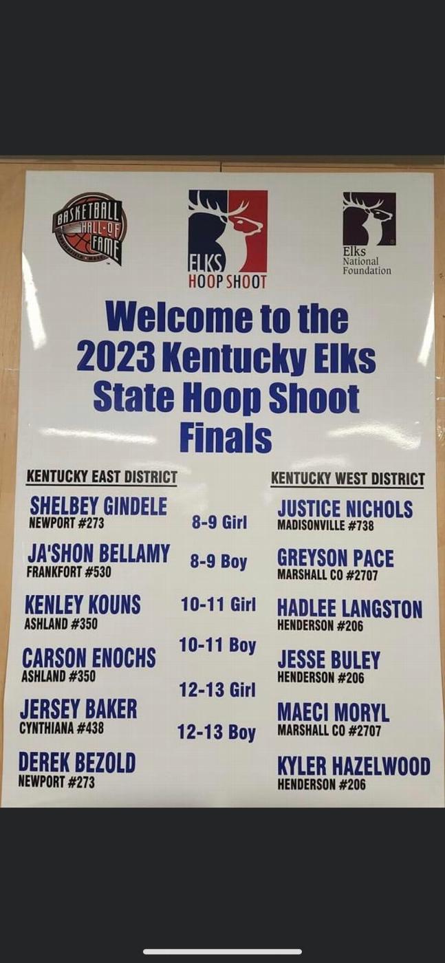 2023 Hoop Shoot Finals, Our Lodge had 3 finalists!