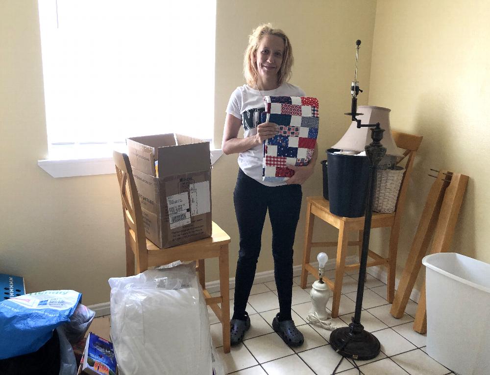 Welcome Home Kit for Veteran Brandi delivered in July/August 2024