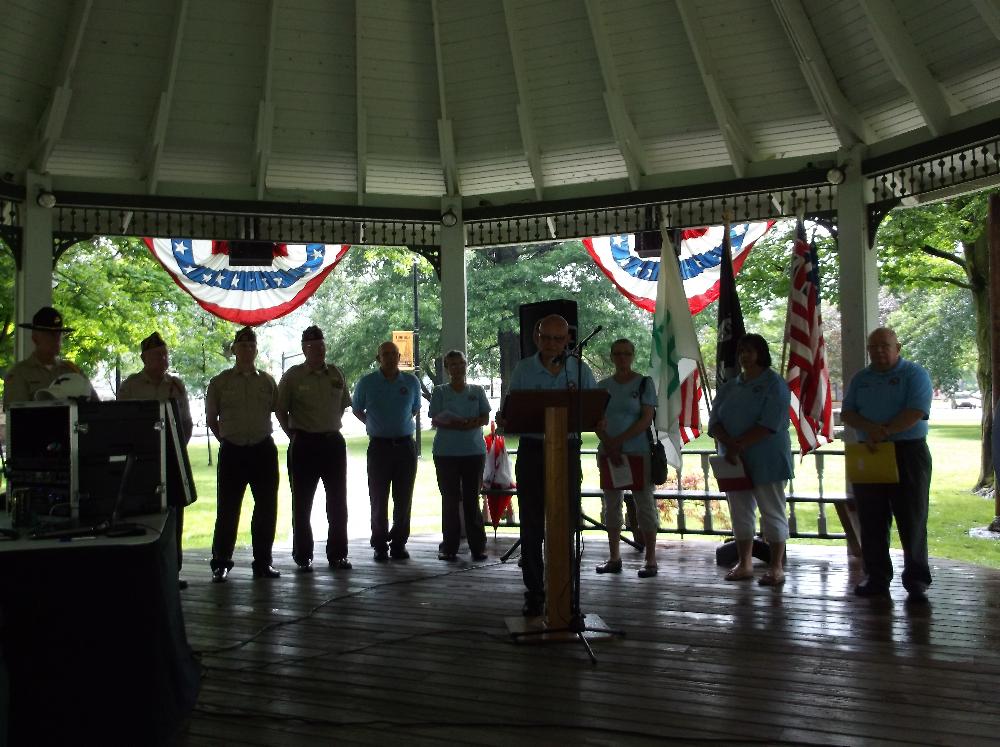 June 2015 -- Flag Day cerimony