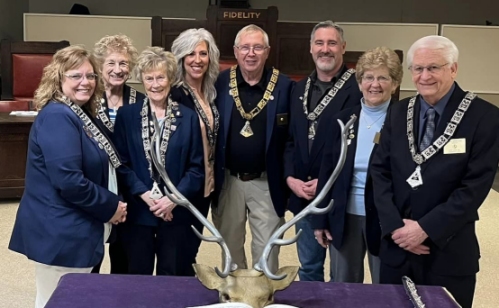 2023-24 Lodge Officers:  Lisa Remick-Thul, Ann Hinrichs, Mary Koehler, Jennifer Johnson, Bob Wrage, Bruce Shimp, Jan Dulaney, and Neil Simmons