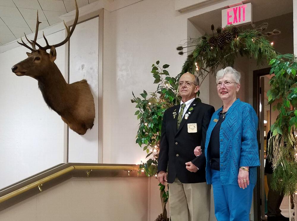 Inner Guard Jim Blasi and wife Linda