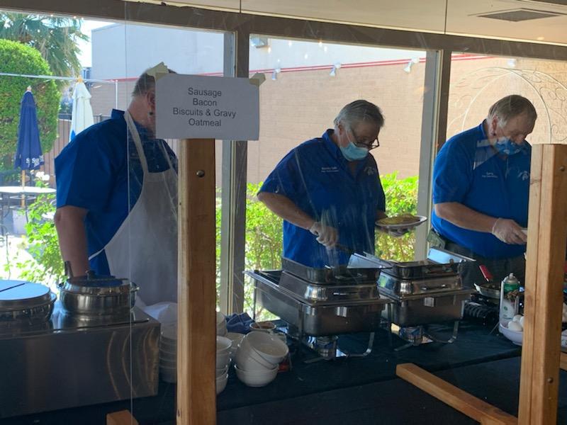 PER's Cooking Breakfast for Lodge Members