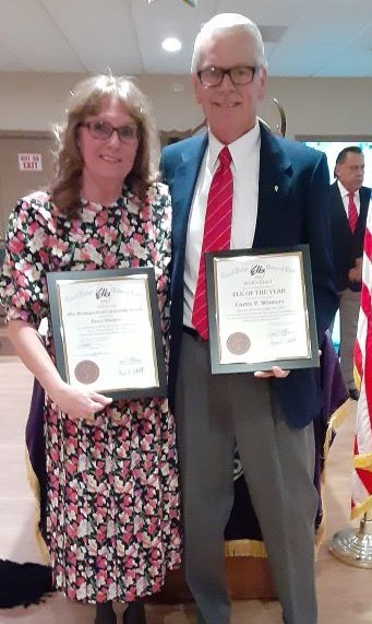 Tucson Elks Lodge #385, D. Winters, Distinguished Citizen Award and C. Winters Elk of the Year Award winners-2020-2021