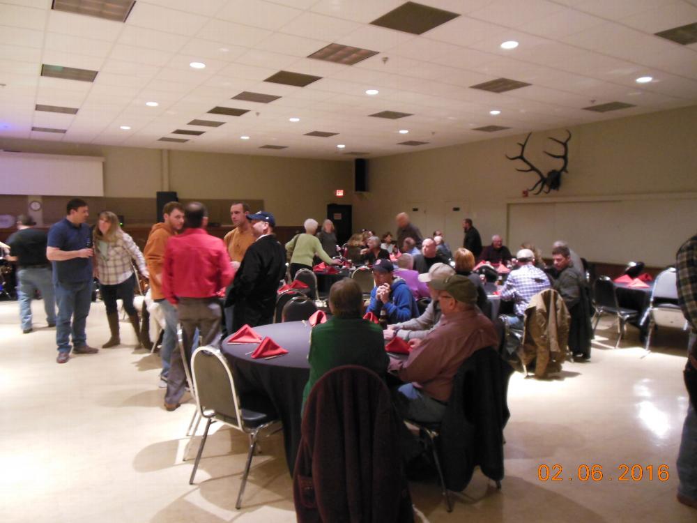 Southern Barbeque fans  waiting for the event to start.