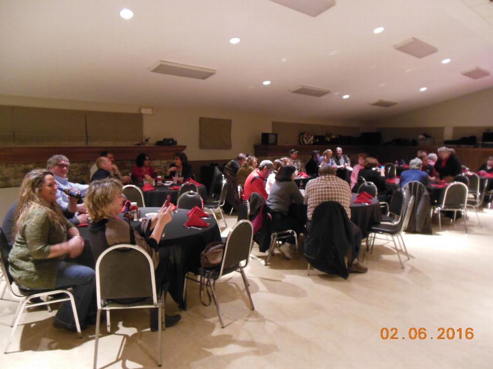 Southern Barbeque fans  waiting for the event to start.