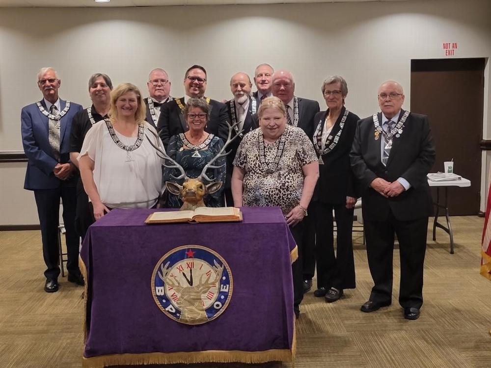 2023-2024 Wilkins Lodge 0577 officers.  Exalted Ruler - Justin Onderick, Leading Knight Lynn Berkoben, Loyal Knight- Charles (Corky) Gross, Lecturing Knight - Mary Besseck,  Secretary - Roni Sue Stevens, Treasurer- Arleen Walter,  Trustees 
Dominic Brusco, John  Besseck, Lenny Fulmer, Jim Loy and Craig Stevens.  Chaplain- Dorothy Szurlej, Inner Guard Mindy Gross and Esquire -John Biros. Tiler - Rich Raible