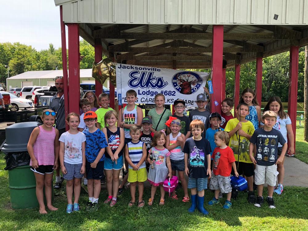 Kid’s Fishing Tournament Participants