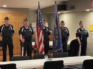 VFW Honor Guard at Flag Day ritual