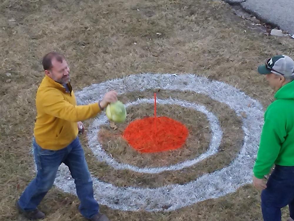  We have a Annual Cabbage Toss Every Saint Patrick's Day 