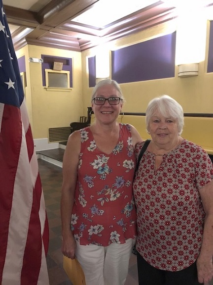 New Elks member, Rhonda Bronakowski, with her mother Carol, a member of the Cohoes-Waterford Elks Lodge 1317