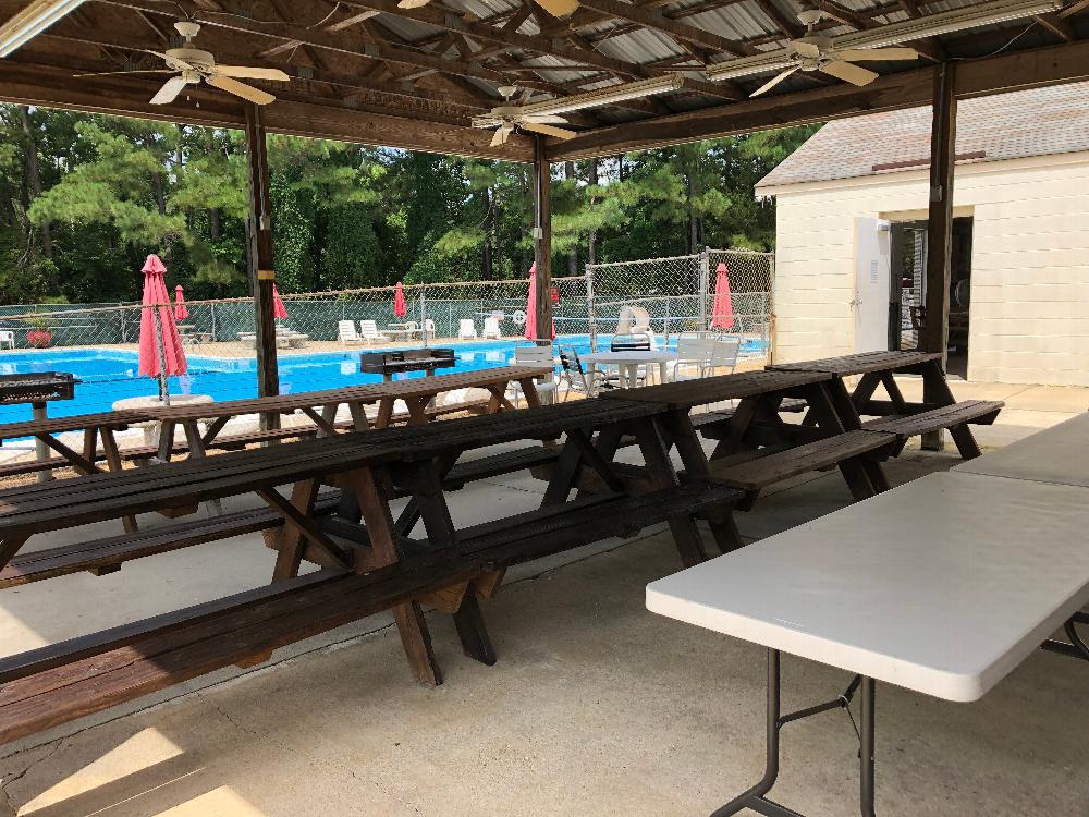 Covered Picnic Area by Pool