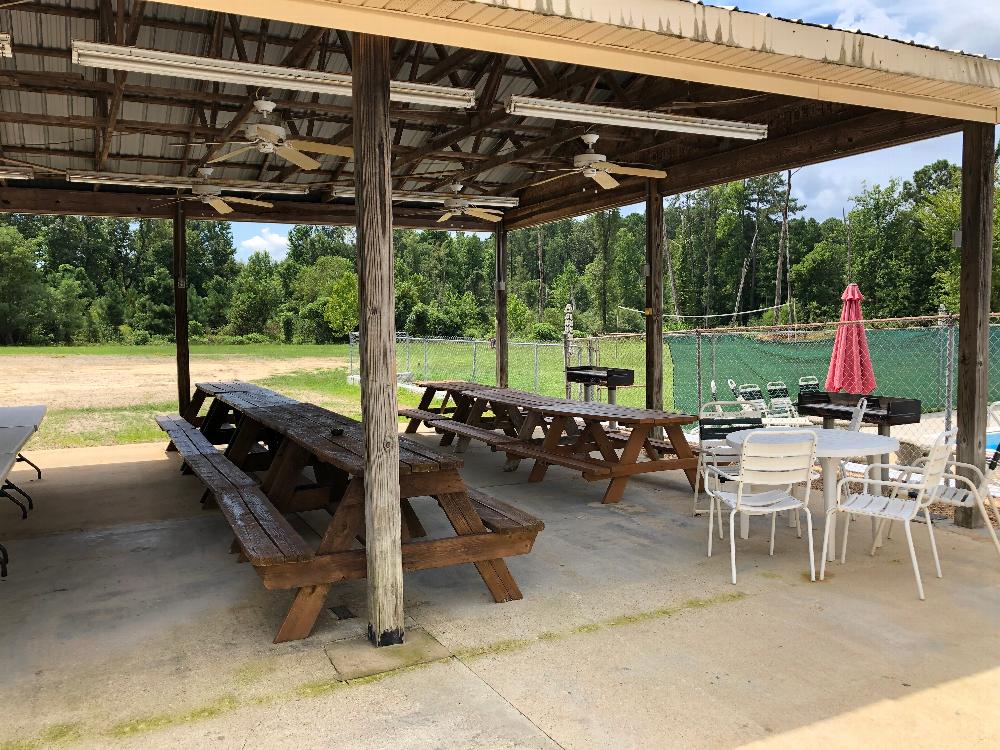 Covered Picnic Area by Pool