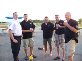 A few board members visiting during the 2009 Annual Picnic & Street Dance