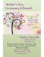 The annual Mother's Day service and buffet.
May 12th