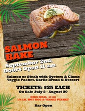 The annual Labor Day Salmon Bake
September 2, 2019