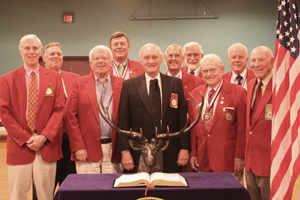 Generals Griffin honor our Flag at the Lodge Flag Day Ceremony, June 2007