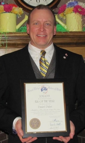 <center><b>Elk of the Year
Dan Dube</b></center>