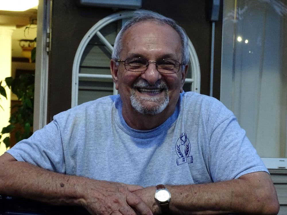 Car Cruise Chairman and former Elk of the Year 2019-20 Lenny Incandella takes a moment during the August Classic Car Cruise. 