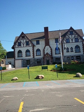 Parking Lot View of the Lodge