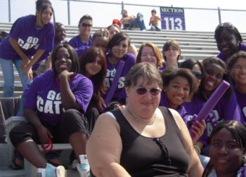 Northwestern game 2009.  Lodge members with the Mercy Home kids.