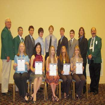 May 2010 State Meeting - Scholarship winners