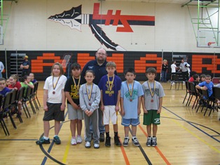 10-11 Boys
     1.  Shadow Varado - Pritchett
     2.  Dylan Vallejos - Parkview (Lamar)
     3.  Jarett Rushton - Holly

10-11 Girls
     1.  Miranda Mitchek - Kit Carson
     2.  Faith Delamaestra - Alta Vista
     3.  Marissa Vasquez - Parkview (Lamar)
photo courtesy of Tracy Buxton