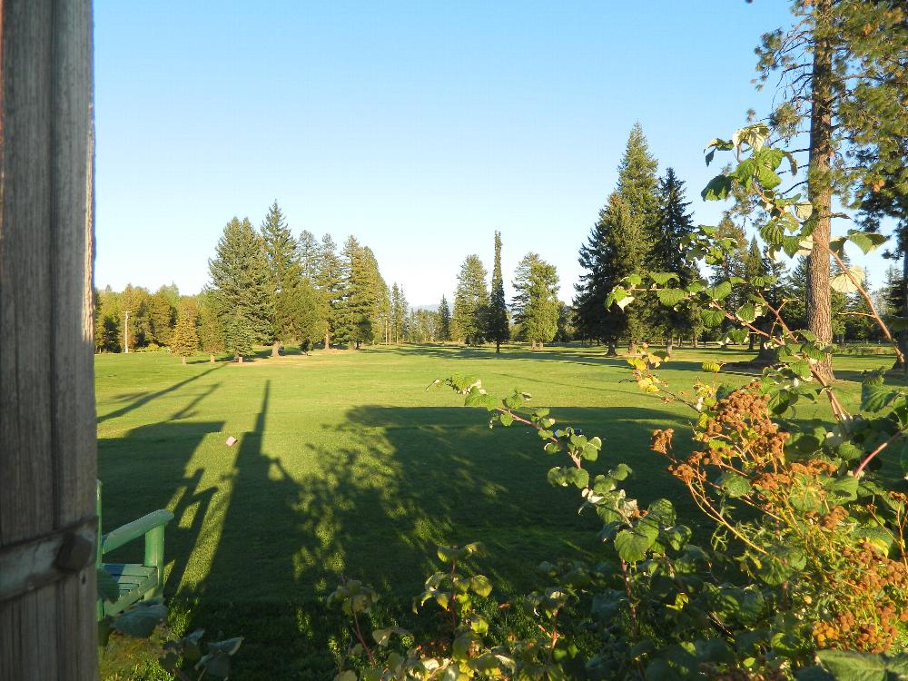 Looking down Hole #4 fairway.