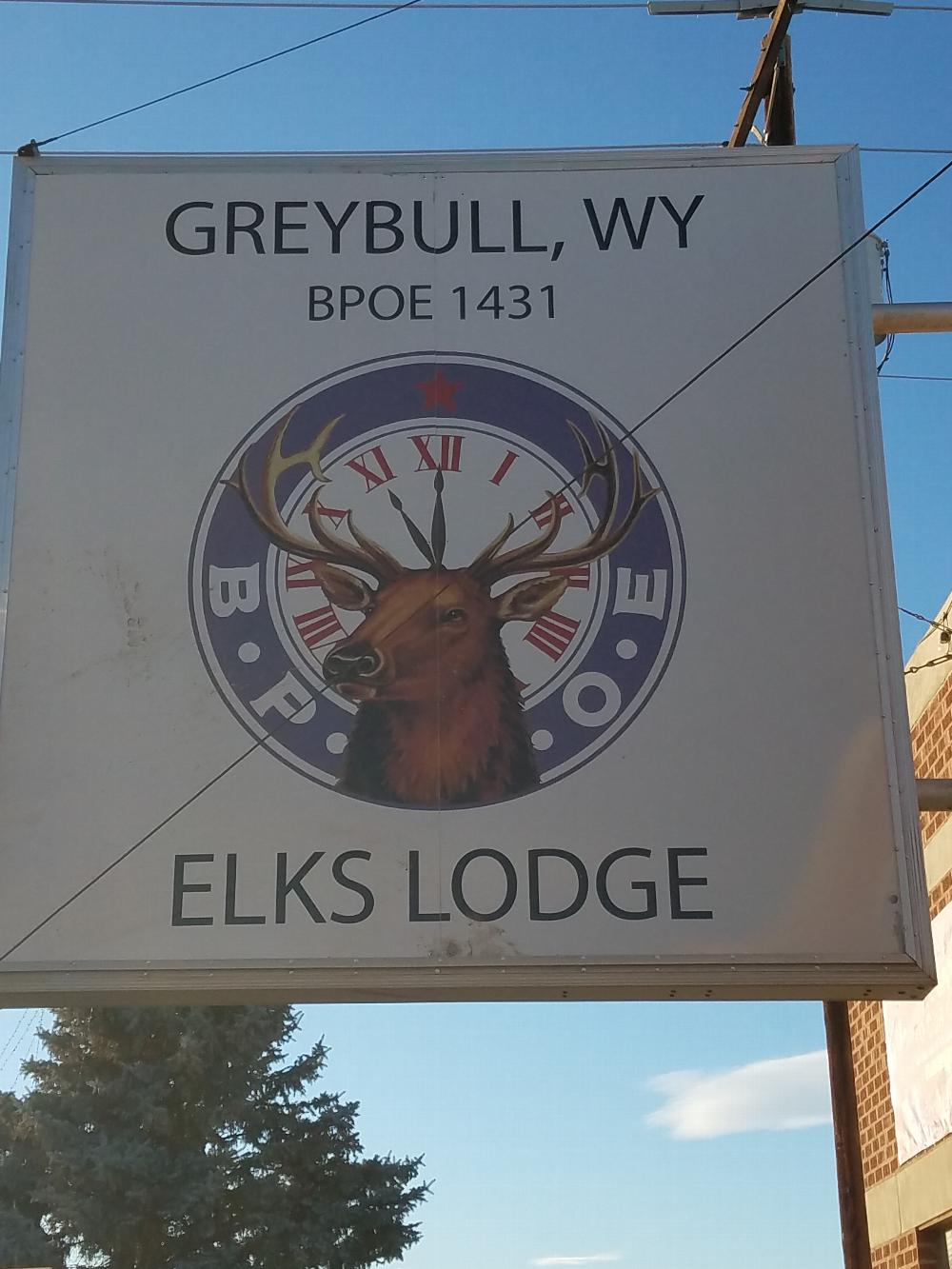 The new Greybull Elks Lodge #1431 sign purchased from Wyoming Signs out of Casper, WY. A huge thank you to those who have contributed to the Elks Building Fund which monies from this fund helped to purchase the sign.