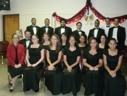 Friends & members of the Sebring Elks #1529 (along with all Lodges in the United States) gathered December 4th for a Memorial Service for all members who died this past year.  The Avon Park High School Show Choir, directed by Joy Loomis “shared their gift of music” and District VP Jim Mason spoke about the History of the Elks 11 O’Clock Toast which honors our deceased members.  Pictured here are the Officers of Lodge #1529 and members of the Avon Park Choir.