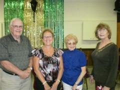 Sebring Elks #1529 initiated 4 new members in the month of April.  Pictured l-r:  Thomas McCammack, Diana Holmes, Isabel Viera & Shirley Kuznarik