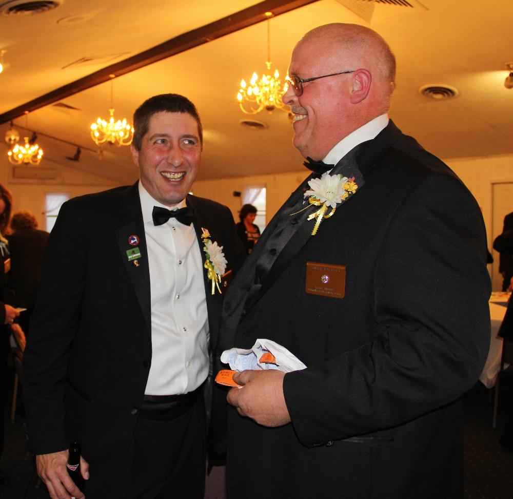 Lodge Secretary, Jeff Deitke,PER and Loyal Knight, Larry Bachand.