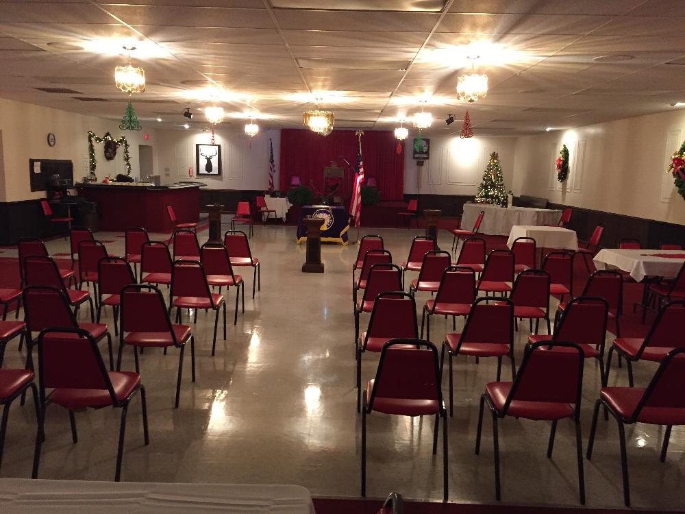 2015 Memorial service setup 