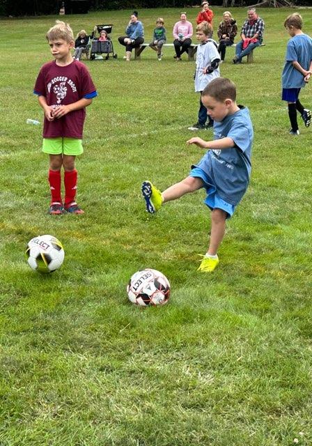 Future Soccer Star? Elks Soccer Shoot September 2023.