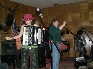 Dennis Brodigan on stage with Those Darn Accordions