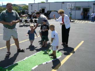 Holy Board at the Hoe Down!
PER Tracy Gardner 
Grandma Stepahnie Miller and lots of kids!