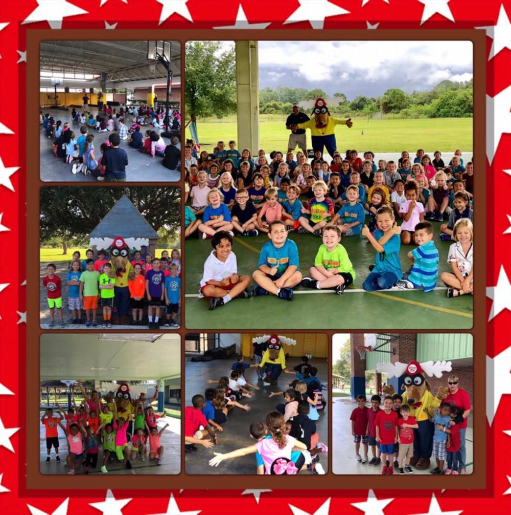 Elroy the Elk visits local schools during Red Ribbon Week! We use grants from the Elk National Foundation to help support the schools efforts to educated kids to “Just Say No” 