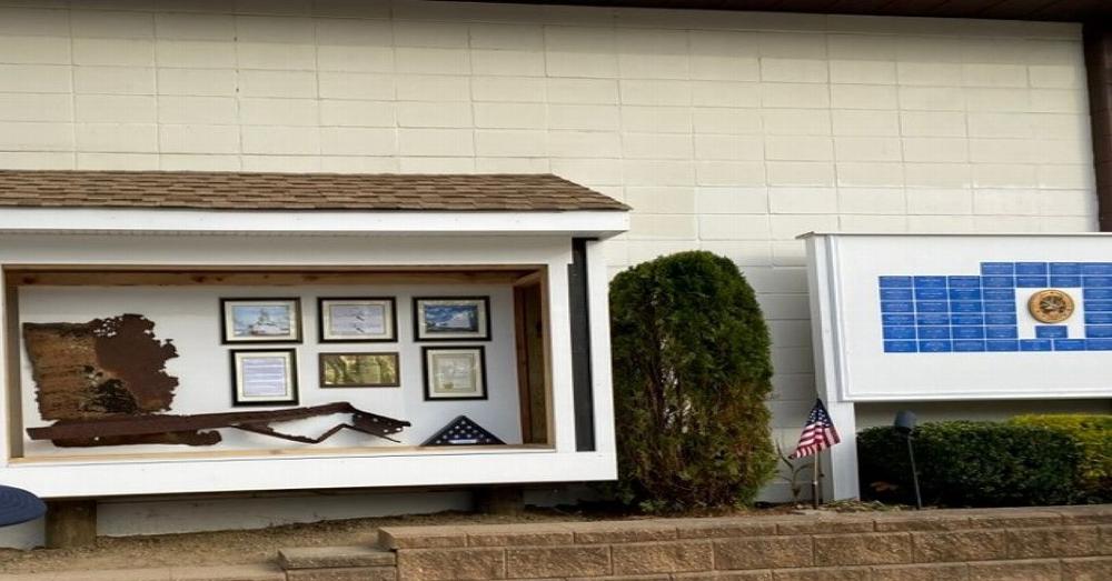 Permanent interment of relic of the USS Arizona